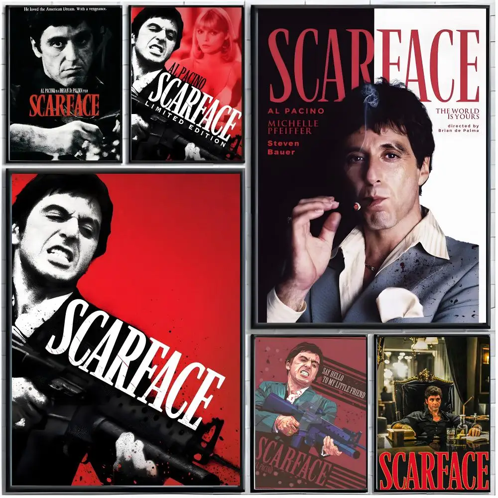 Intense Movie S-Scarface Poster Modern Wall Art Home Decor Living Room Decorative Print Unframed