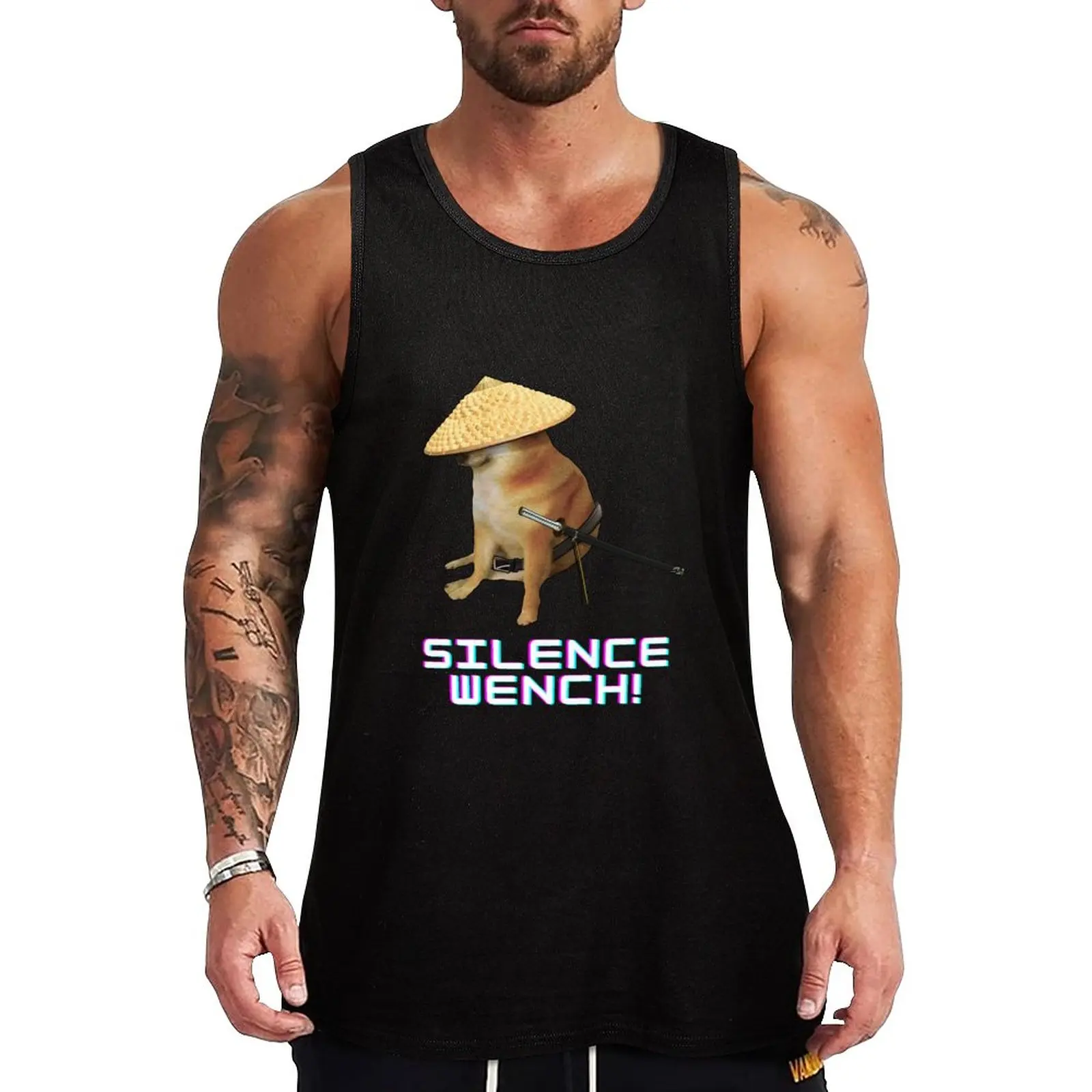 

New Silence Wench Tank Top fitness gym clothes for man sleeveless man shirts training weight vest