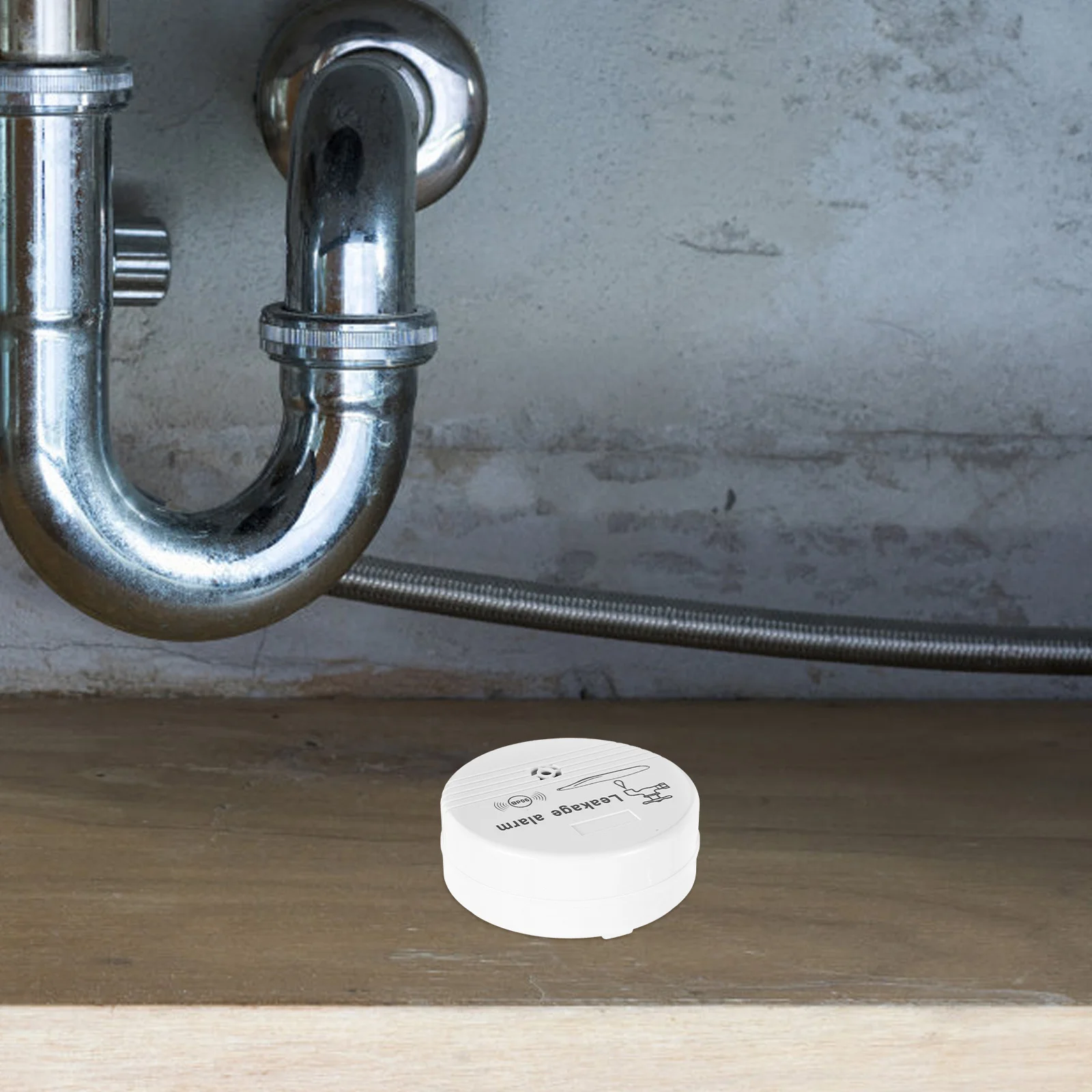 

Water Leak Sensor Alarm with High Sensitivity Loud Alert System for Basement Bathroom Kitchen Waterproof Leak Detection