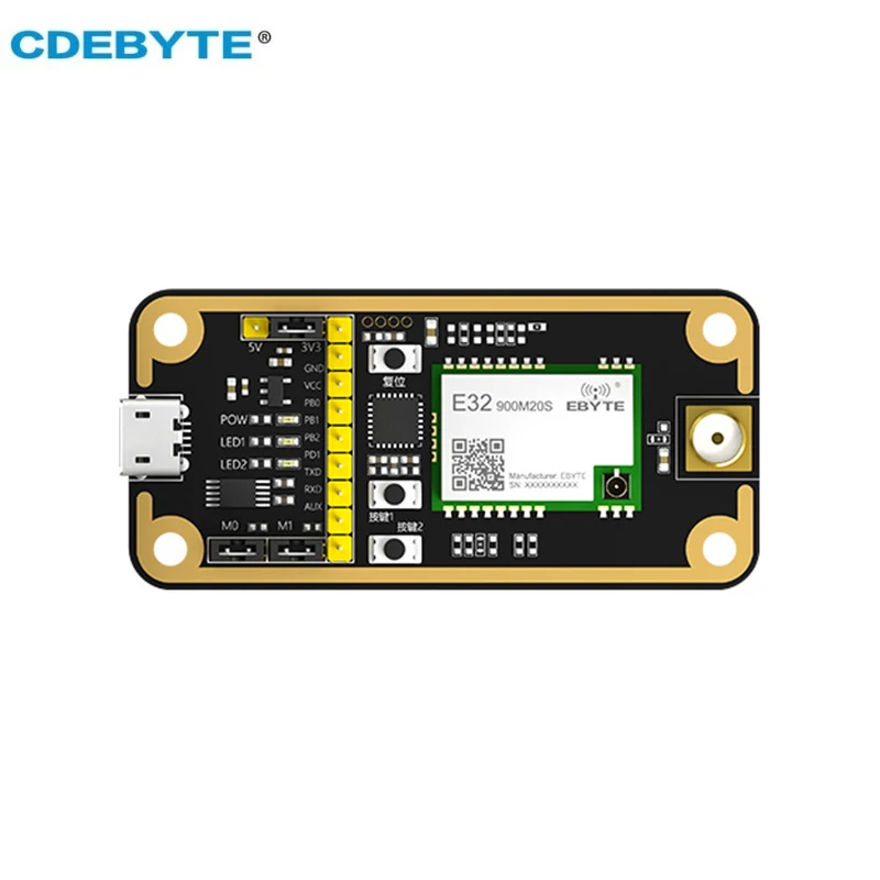 Тестовая плата CDEBYTE E32-400MBL-01 для женской разработки, оценочный комплект резервного USB-интерфейса, основной контроллер MCU STM8L151G4