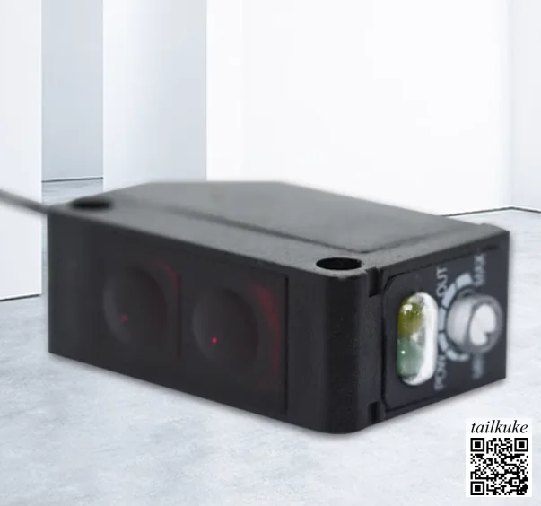 Q31 Mirror Reflection Photoelectric Sensor, High Transparency Film Plastic Glass