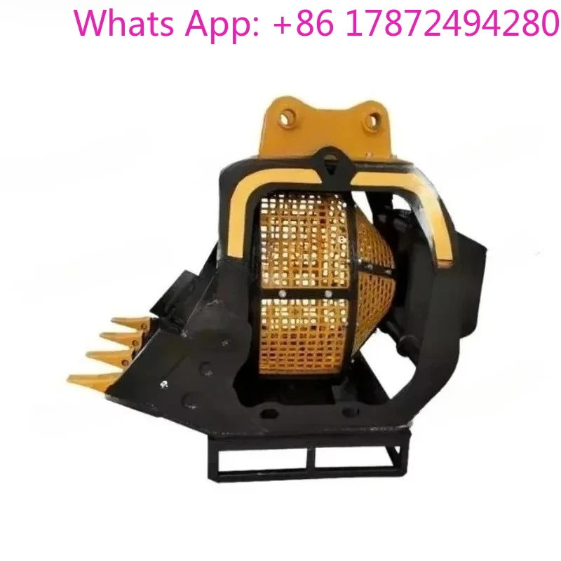 High-Quality Mini Soil Stones Sieving Screening 360 Degree Rotating Bucket