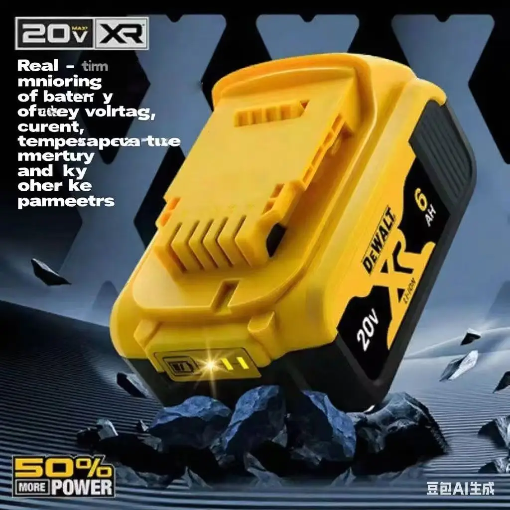 

Premium DeWalt 20V 6.0Ah Lithium Battery - High Performance Replacement Battery for DeWalt 20V Tools