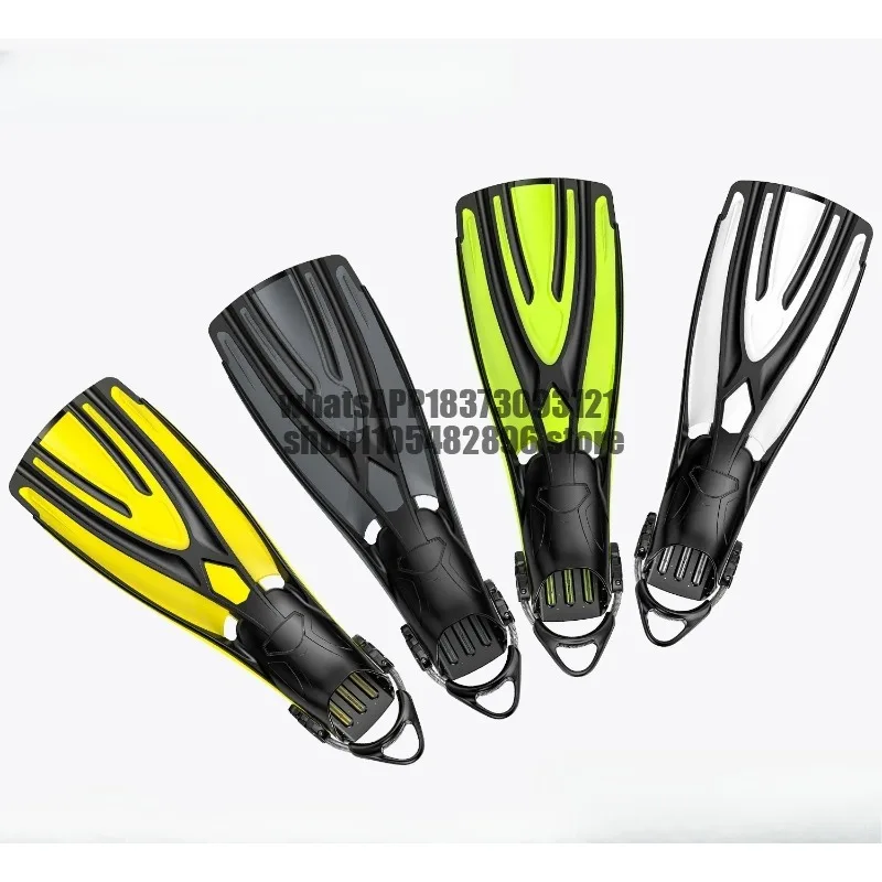 Magic stream shark diving special flippers medium and long adult frog shoes scuba four-line flippers deep diving adjustable