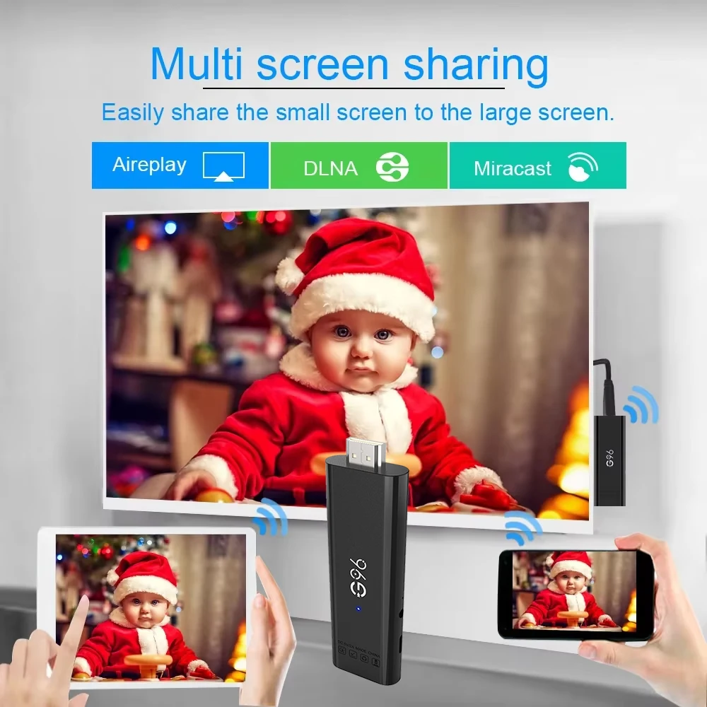 G96 ATV Q6 TV Stick Android13 Allwinner H313 Netflix Chromecast Dual WiFi Support 4K Video BT5 Google Voice Control Smart TV Box