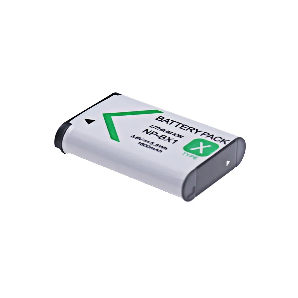 1600mAh Battery Pack with NP-BX1 Charger for Sony NP-BX1, NP BX1 Battery, HX300 HX400 HX50 HX60 GWP88 AS15 WX350 DSC RX1 RX100