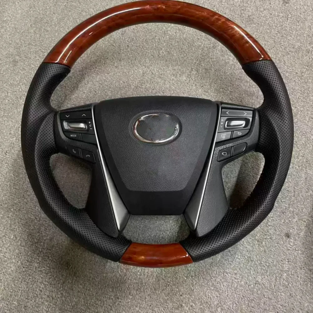 Suitable for Cooluze LC300 steering wheel Mahogany carbon fiber Elfa Crown Overlord steering wheel