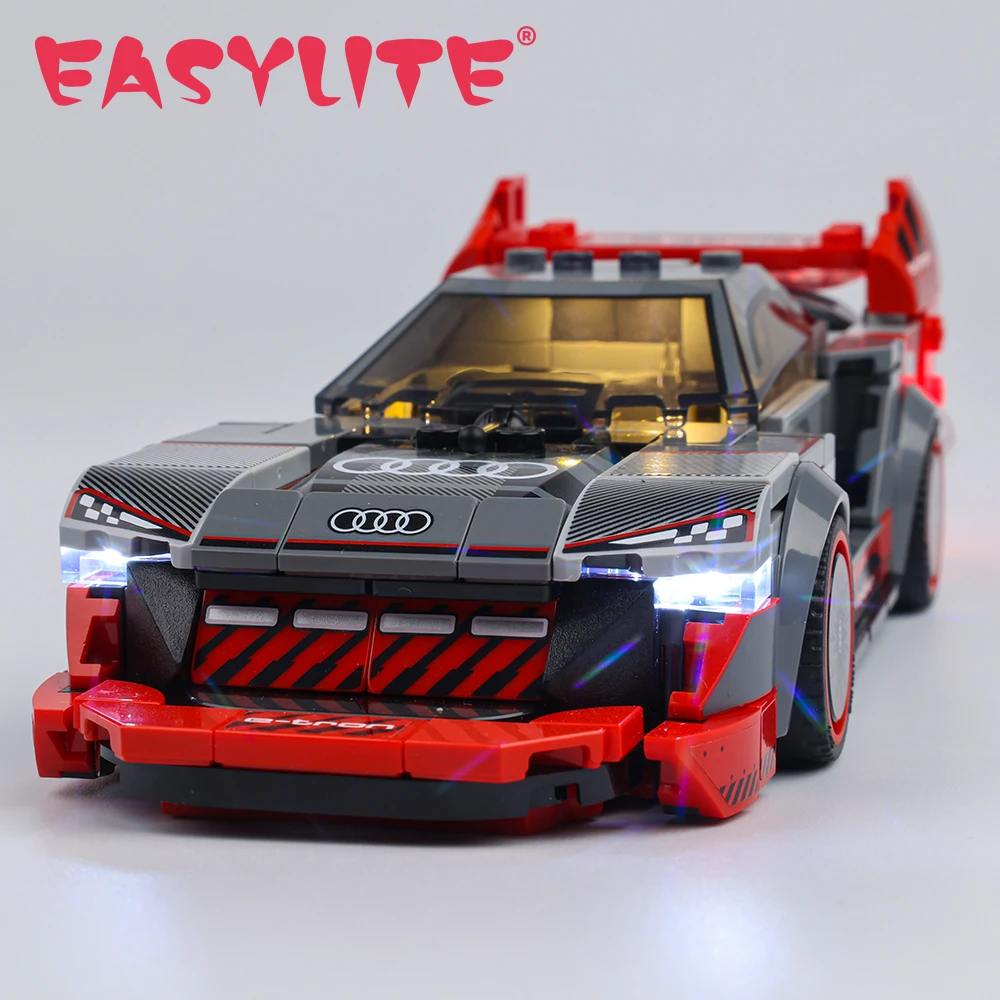 Led Light Kit For S1 e-tron quattro Race Car 76921 Building Blocks Lighting Set No Model