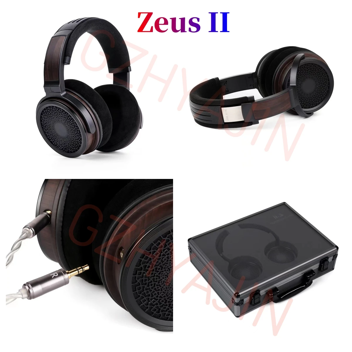 

Harmonicdyne Zeus Elite second-generation carbon fiber dynamic wired headphones