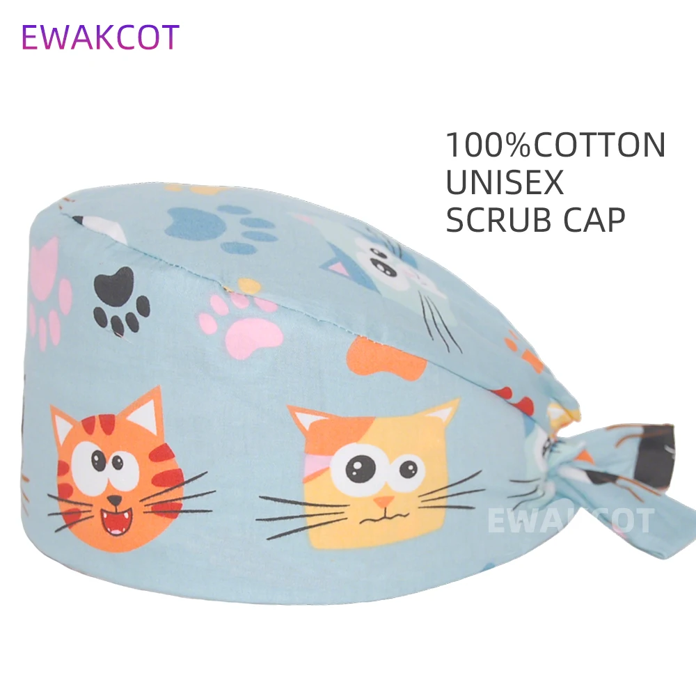 Cute Cats Scrub Cap…