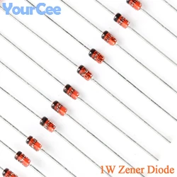 50pcs 1W Zener Diode1N4758A 1N4756A 1N4752A 1N4751A 1N4749A 1N4747A 1N4746A 1N4745A 1N4744A 1N4743A 1N4742A 1N4741A DO-41