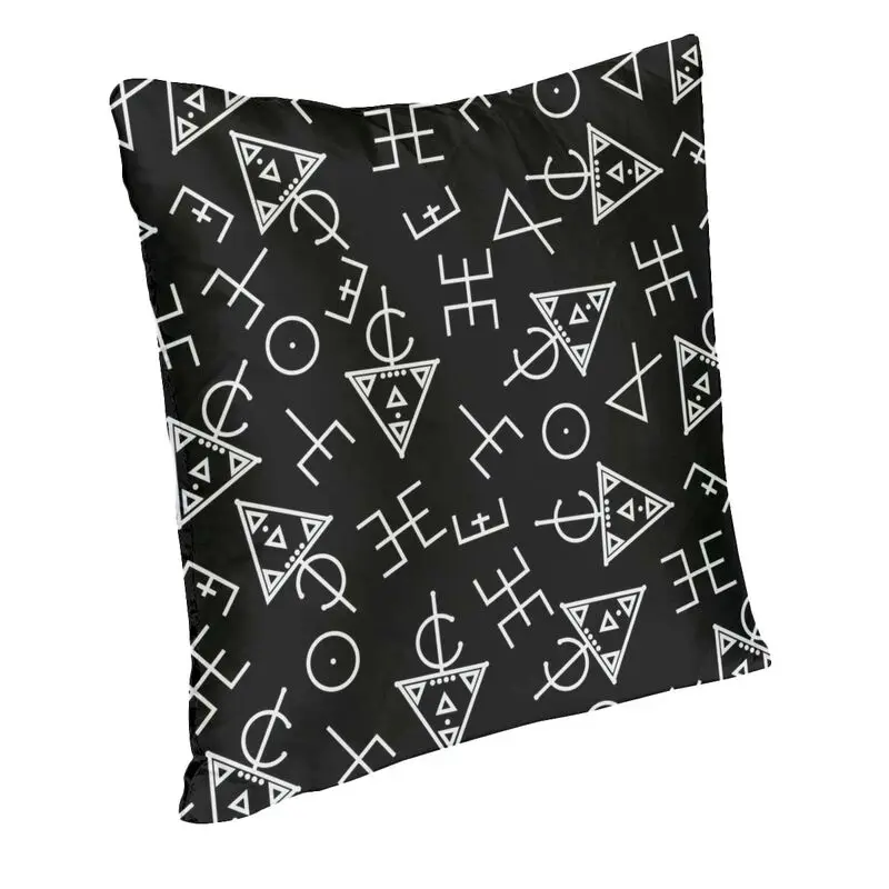 Amazigh Kabyle Jewelry Throw Pillow Cover Home Decorative Berber Tifinagh Sofa Cushion Covers Square Polyester Zipper Pillowcase