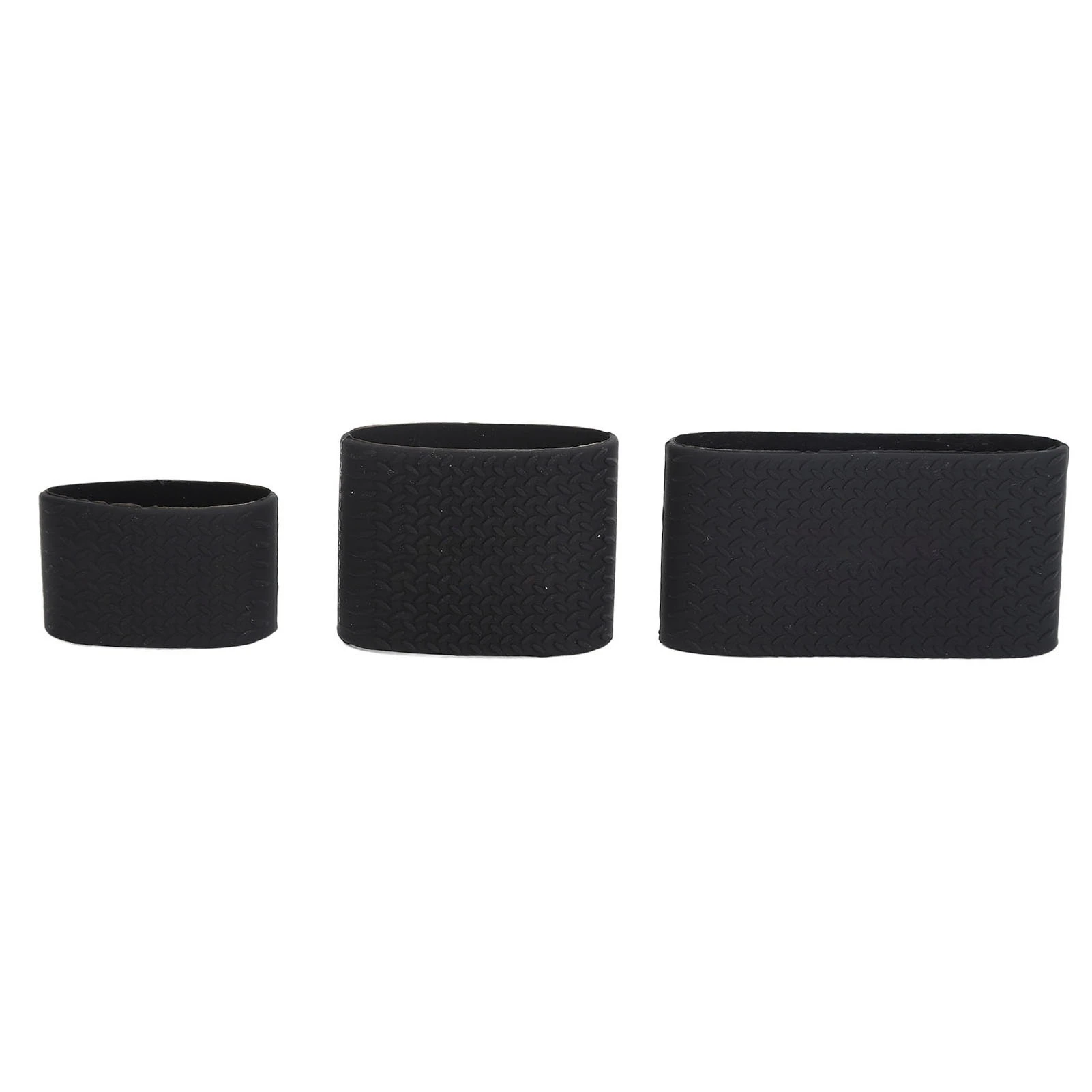 3pcs Clipper Bands Heat Resistant Anti Slip Silicone Clipper Elastic Bands for Barber Shop