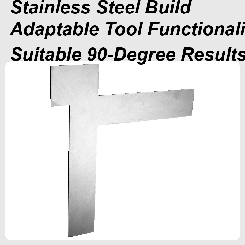 

Edge Leveler Tool Stainless Steel Wall Corner Leveler Multi-Functional Scraping Gear Handheld Precision Use For Spackle Drywall