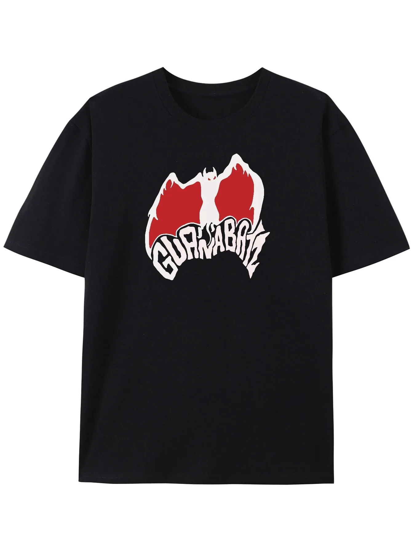 Camiseta Guanabatz 2026 1141 Música, Rock Psicótico, Terremoto, Meteoro, Espasmo, Gato Callejero, Negro-DXC01627