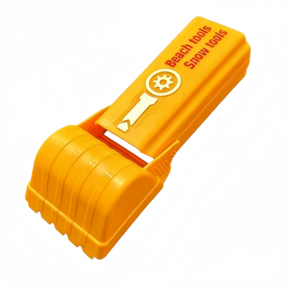 Excavator Arm Shape Beach Sand Digging Tool Orange Multipurpose Sand Snow Shovel Tool Plastic Sand Shovel Arm Kid Beach Tool