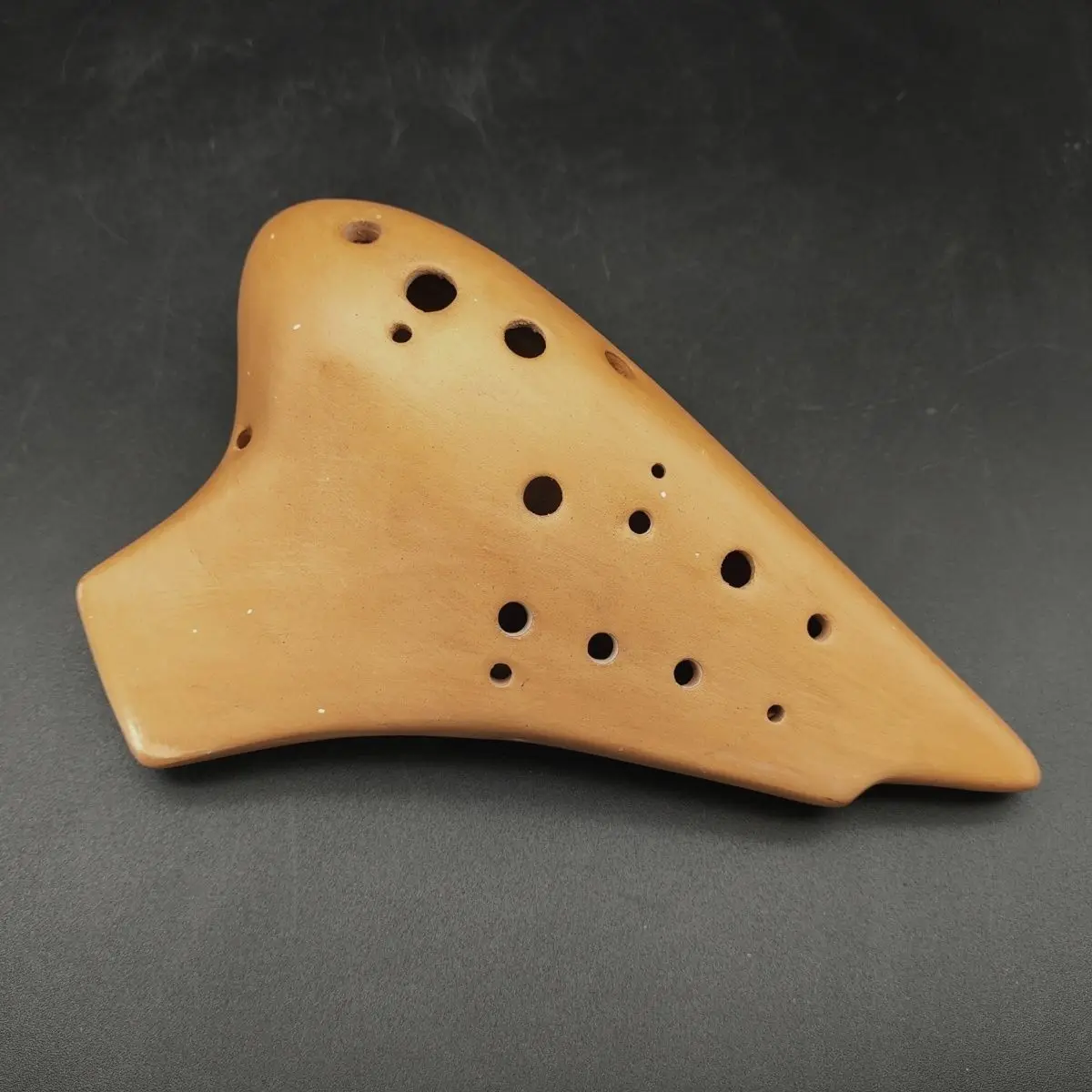 Double-tube Ocarina AC Tuned Pure Clay Double-tube Performance Model for Beginners and Introductory Ocarina Major Students Gifts