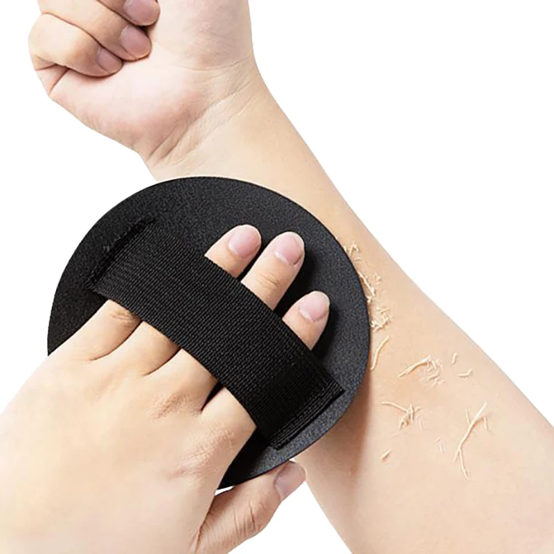 Gel de sílice negro indoloro, cepillo exfoliante redondo, suministros de baño para el hogar, frotar fuerte la espalda, frotar ceniza, barro