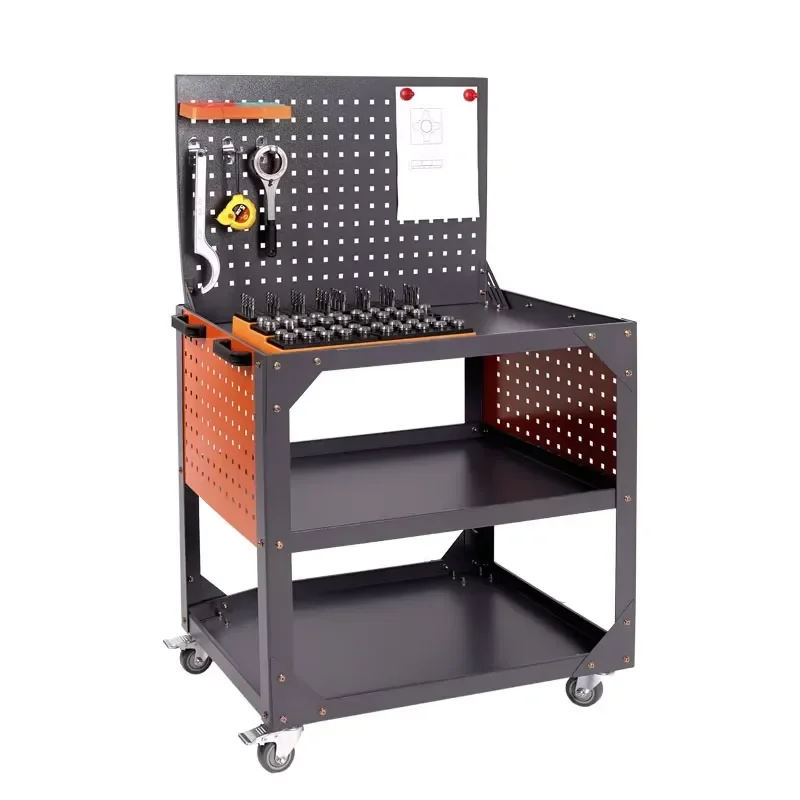 Mobile Tool Cart Workshop Garage Car Repair Cabinet Rolling Trolley Storage with Drawer 68x45x120cm