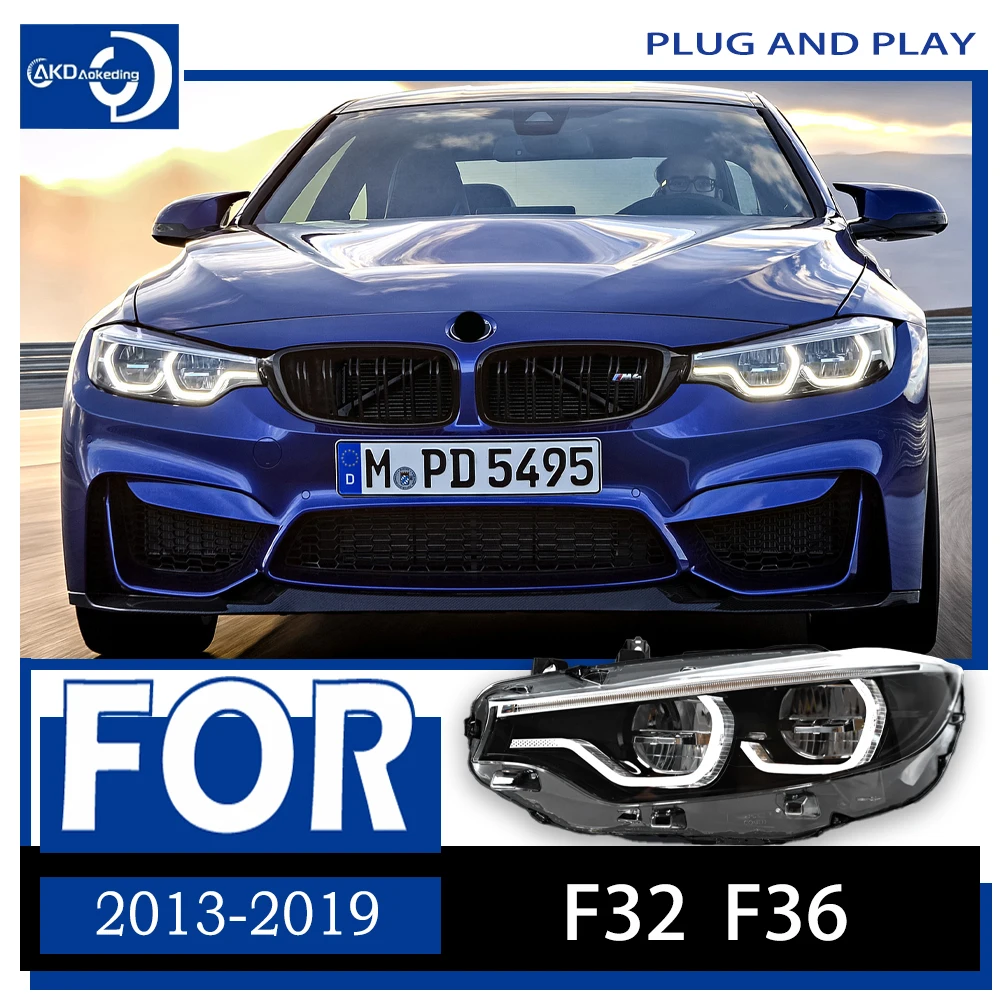 Akd Autolampen Voor Bmw F32 Led Koplamp 2013-2019 F36 F80 F33 Drl 425i 428i 430i 435i Signaalkoplamp Auto Accessoires