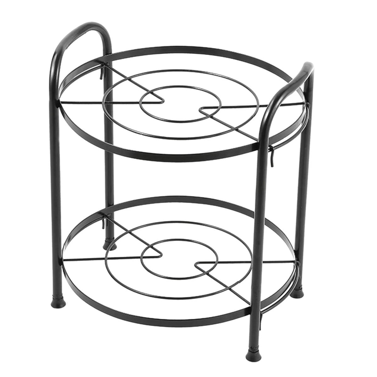 1 PCS Pot Rack Cookware Holder Stand Home Storage Rack Cookware Stand Practical Storage Bracket 2-Layer Pot Shelf