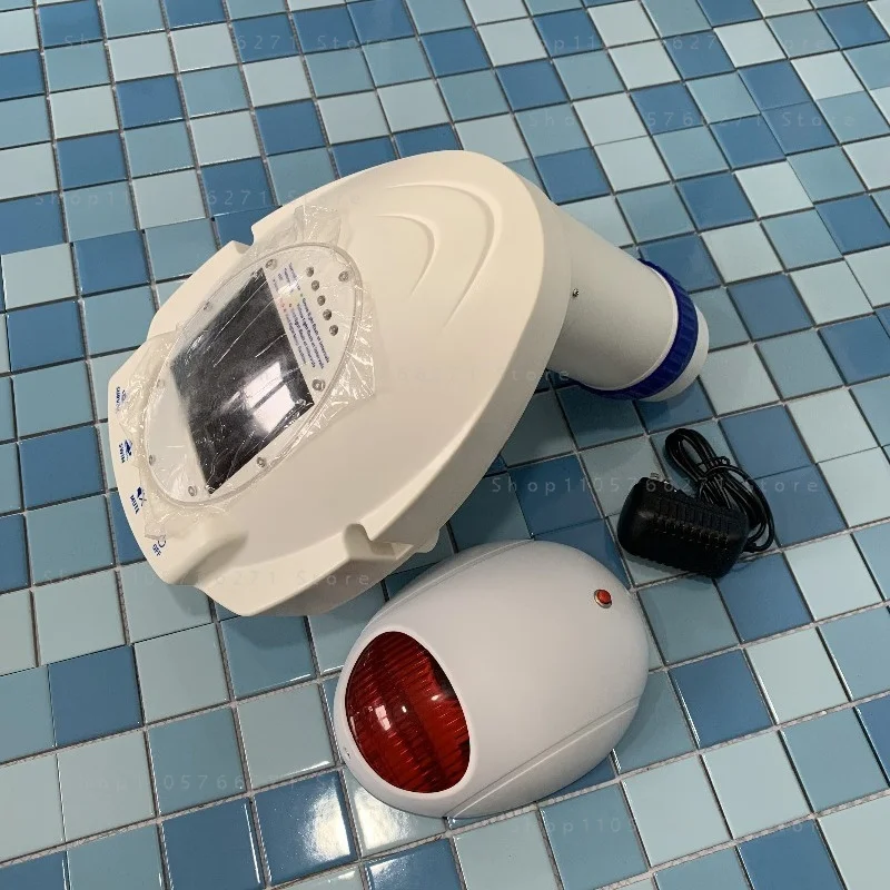 Wireless Solar Pool Alarm for Child Safety, Remote Control Swimming Pool Security Device with Auto Alert System, IP67 Waterproof
