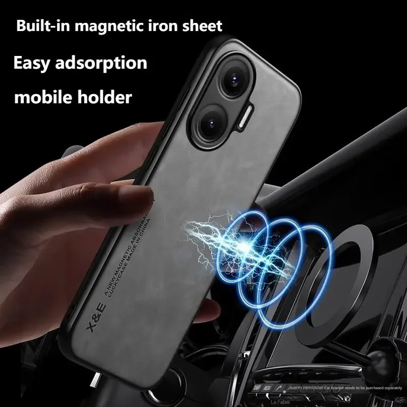 

For Xiaomi Poco F7 Ultra Pro Case Luxury Magnetic Cashmere Soft Silicone Shell For Xiaomi Poco F7 Ultra Pro Matte Back Cover