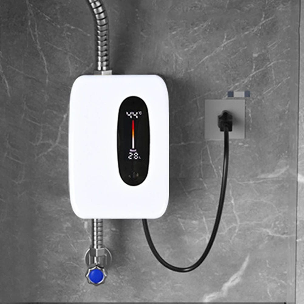 3800W Electric Water Heater For Efficient For Instant Heating for Kitchen Bathroom Balcony Space Saving Vertical Installation