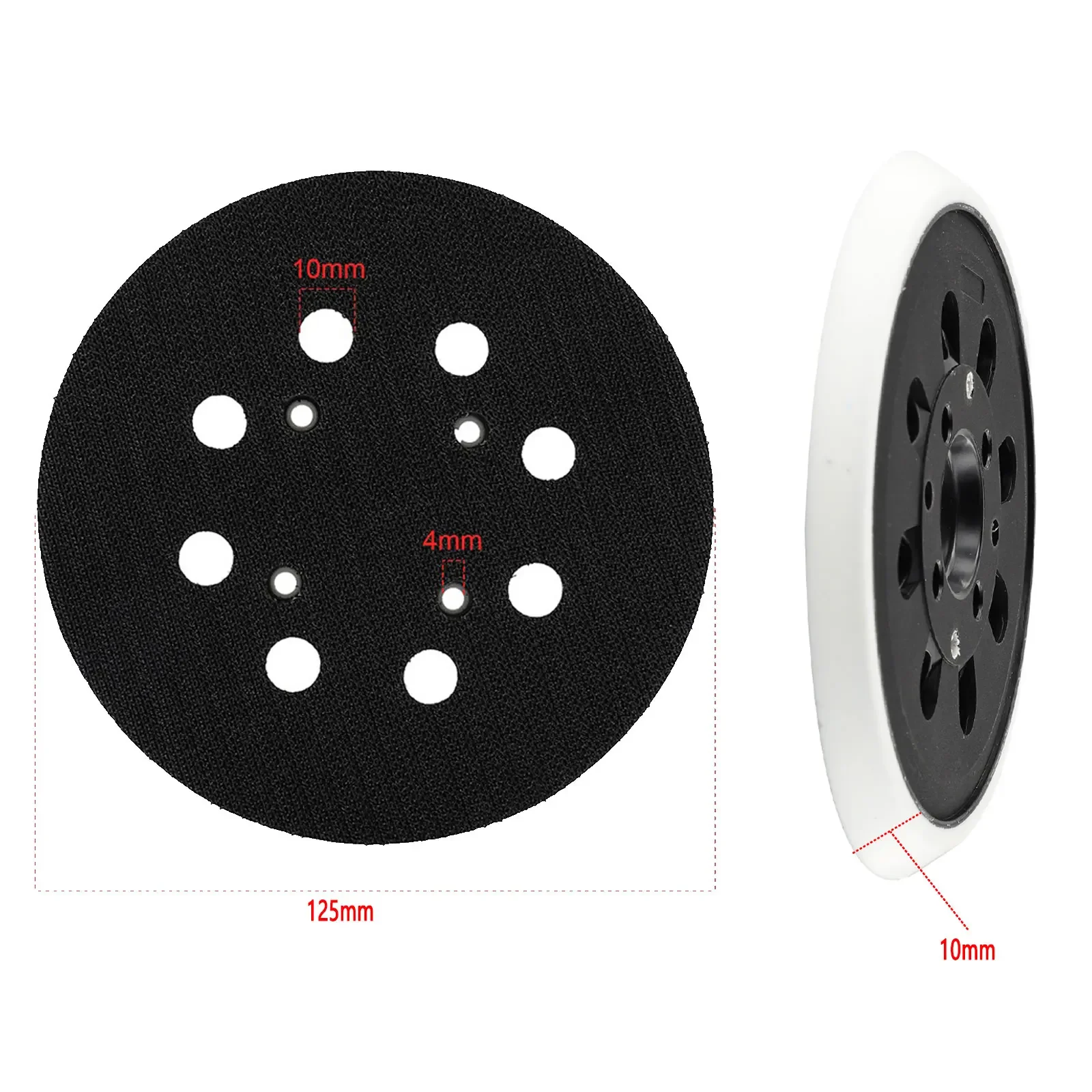 Compatible Replacement 5 Inch 125mm Backing Pad Sanding Pad for Bosch PEX 300 AE 400 AE 4000 AE Perfect Fit for Specific Models