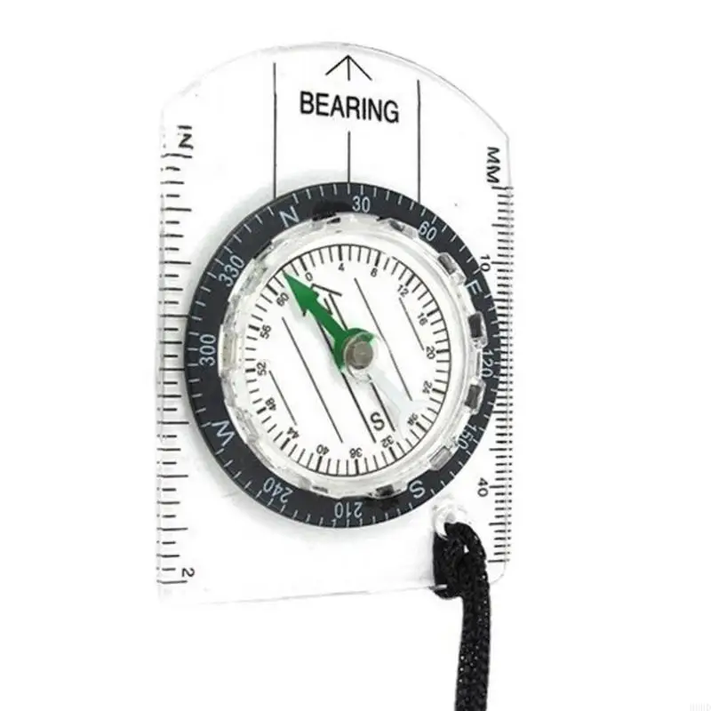 أداة ملاحة مدمجة، بوصلات عالية الدقة، مساطر الخريطة، بوصلات متعددة الاستخدامات لتوجيهات السفر 69HD