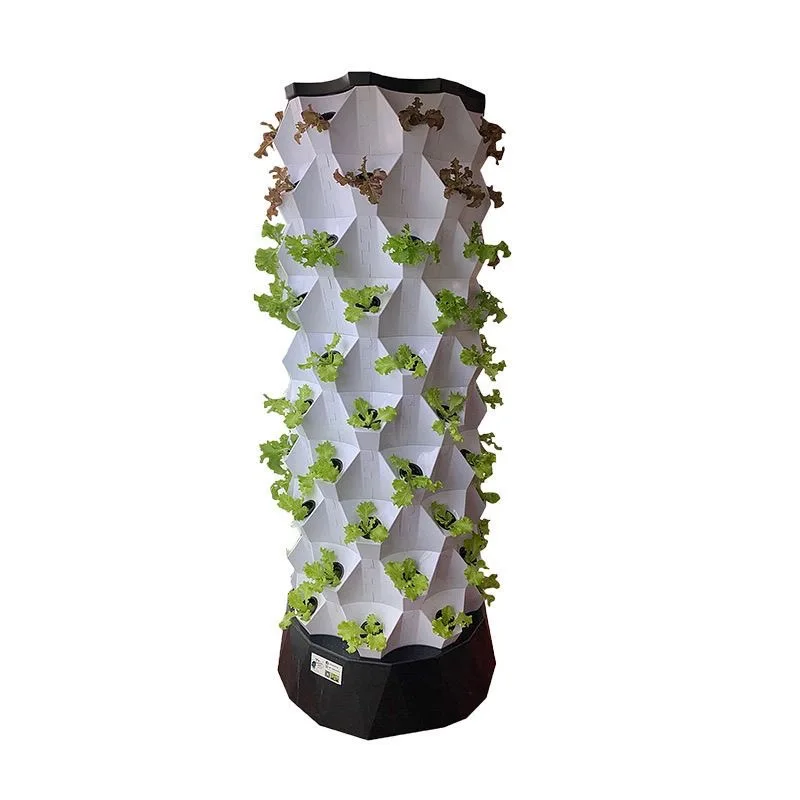Premium Odor Free Plastic With Recirculating Pump Extra Thick 3mm Wall Vertical Hydroponic System For NFT DWC Growing