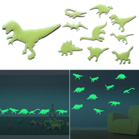 Luminous Home Decor Decal Baby Kids Room Fluorescent Stickers Stereoscopic Dinosaur Glow In The Dark Bedroom Wall Stickers