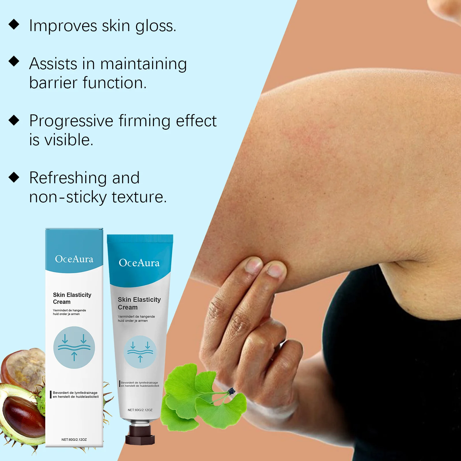 

Skin Elasticity Cream Prevent Sagging Lifting Firming Anti Aging Brightens Skin Tone Long Lasting Moisturizing Nourishing Cream