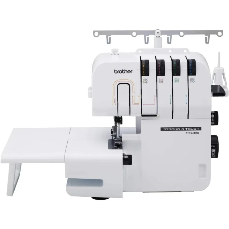 Brother ST4031HD Serger,1,300 Stitches Per Minute, Durable Metal Frame Overlock Machine, Large Extension Table