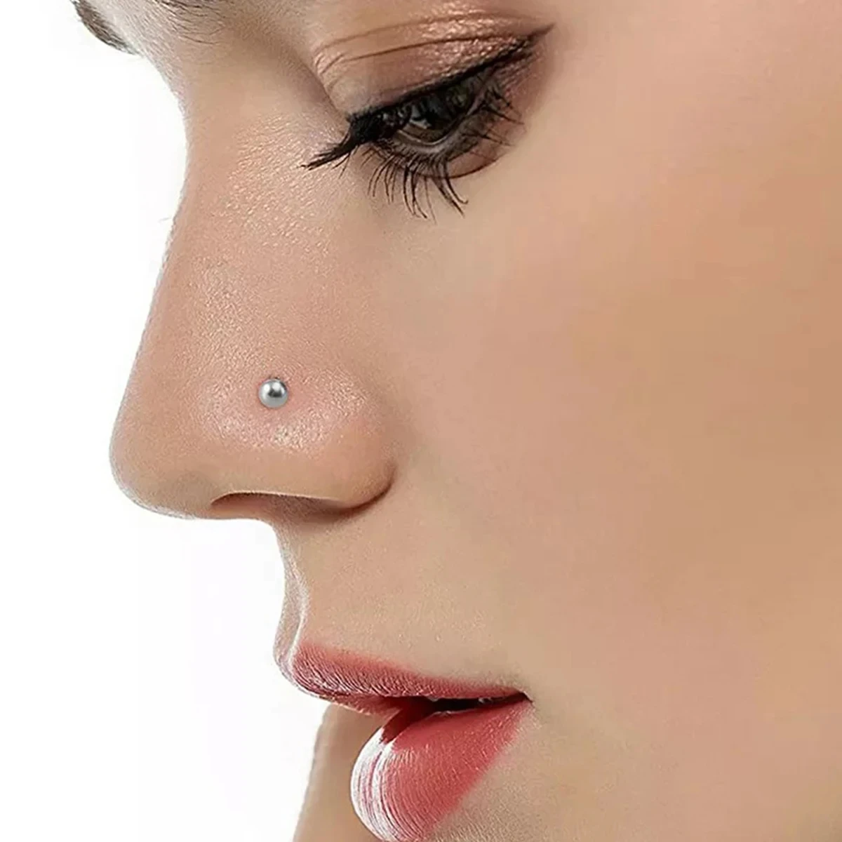 5pc Surgical Steel Body Piercing Jewelry Lot Bulk Nose Ring Tongue Bar Lot Eyebrow Labret Piercing Set Horseshoe Ring Lot Pack