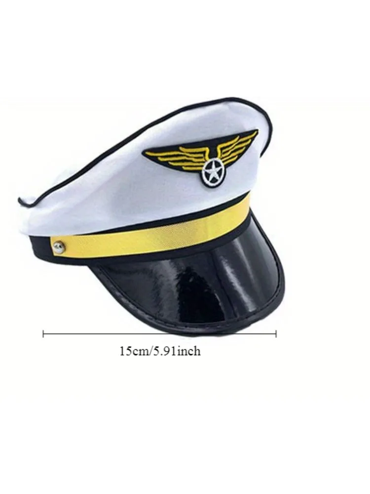Complete Pilot Clothing Set Party Clothing Aviation Pilot Pilot Pilot Cap Epaulette Sunglasses Badge Tie Accessories
