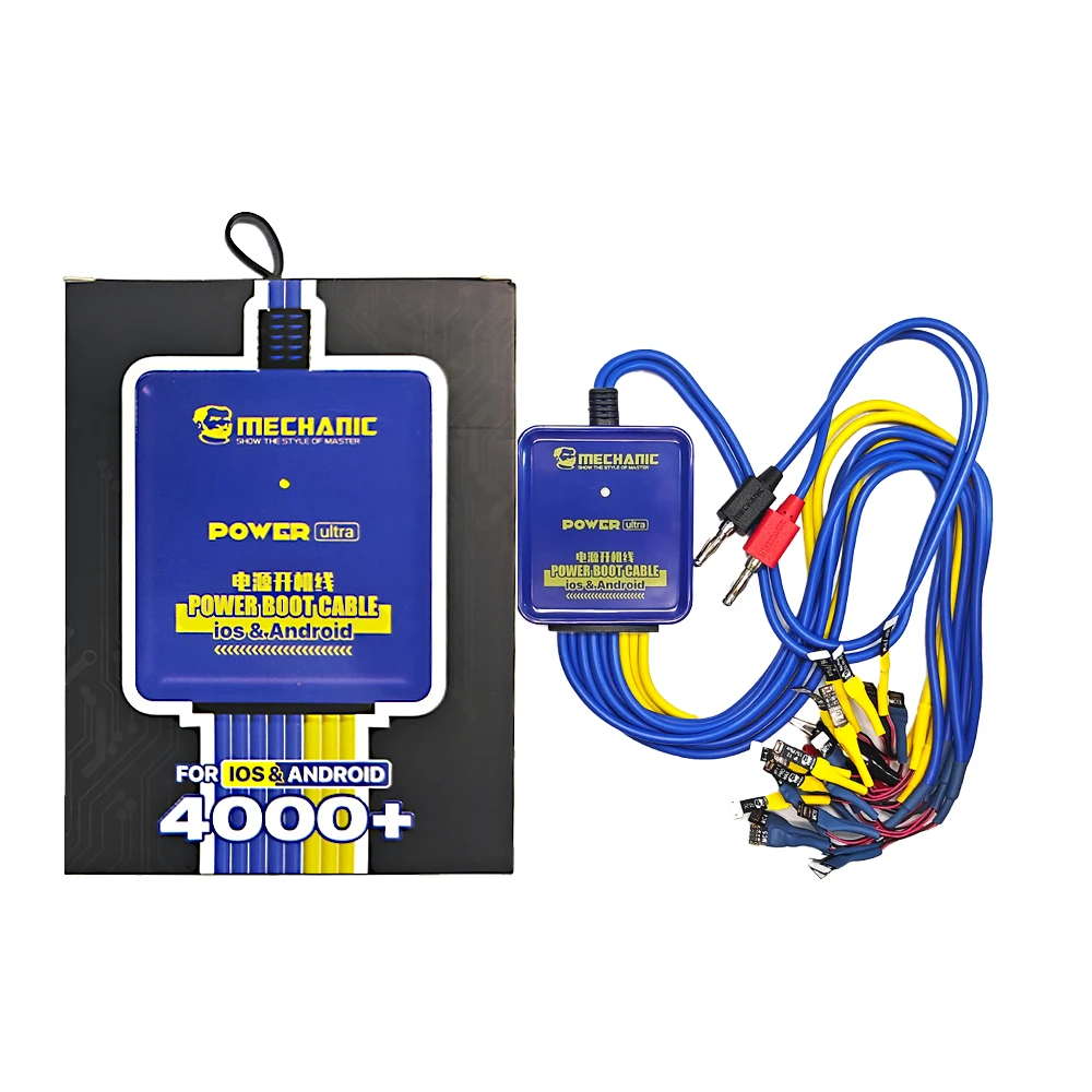 MECHANIC Power Ultra Power Max iBoot AD Pro Power Boot Cable For IP Android Over Current Voltage Protection Integrated Test Line
