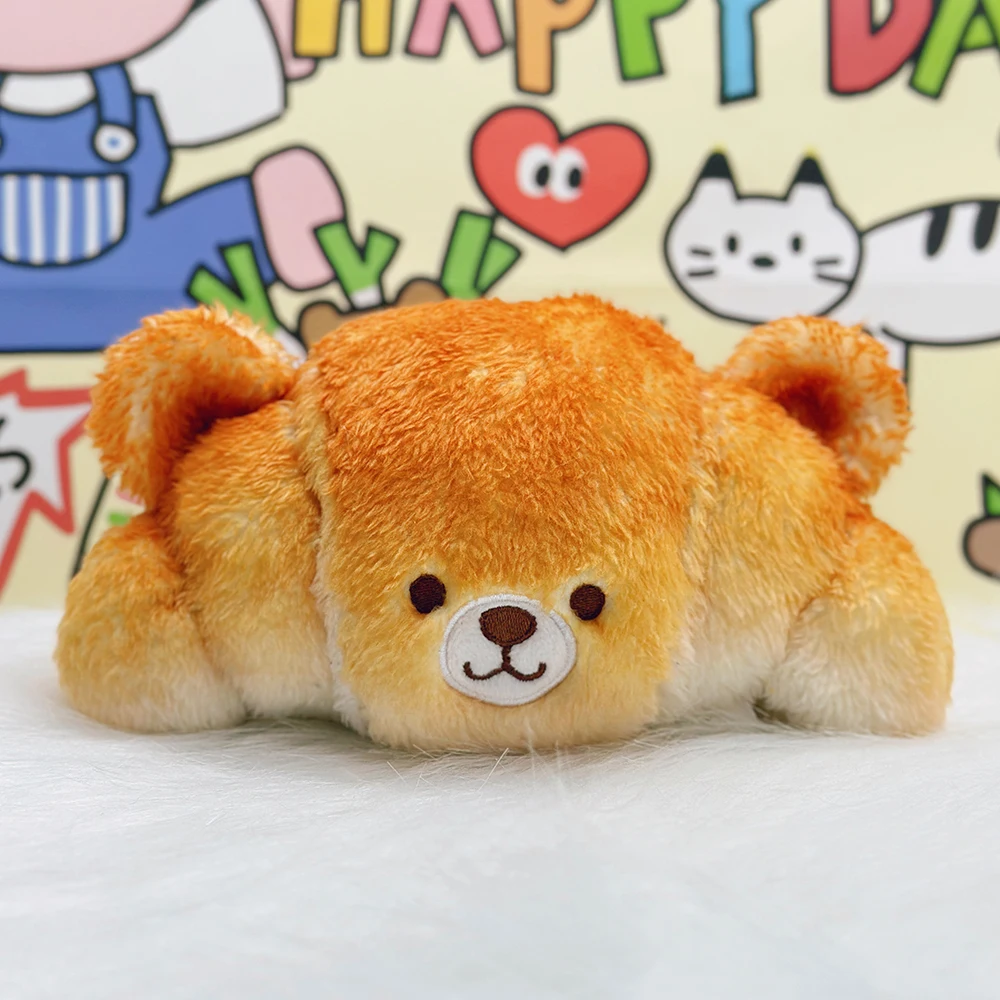 الإبداعية الخبز الدب أفخم رمي وسادة لطيف الحيوانات المحشوة الغذاء نخب الدب بلوشيز دمية Kawaii لينة الاطفال بابيس لعب للفتيات #5