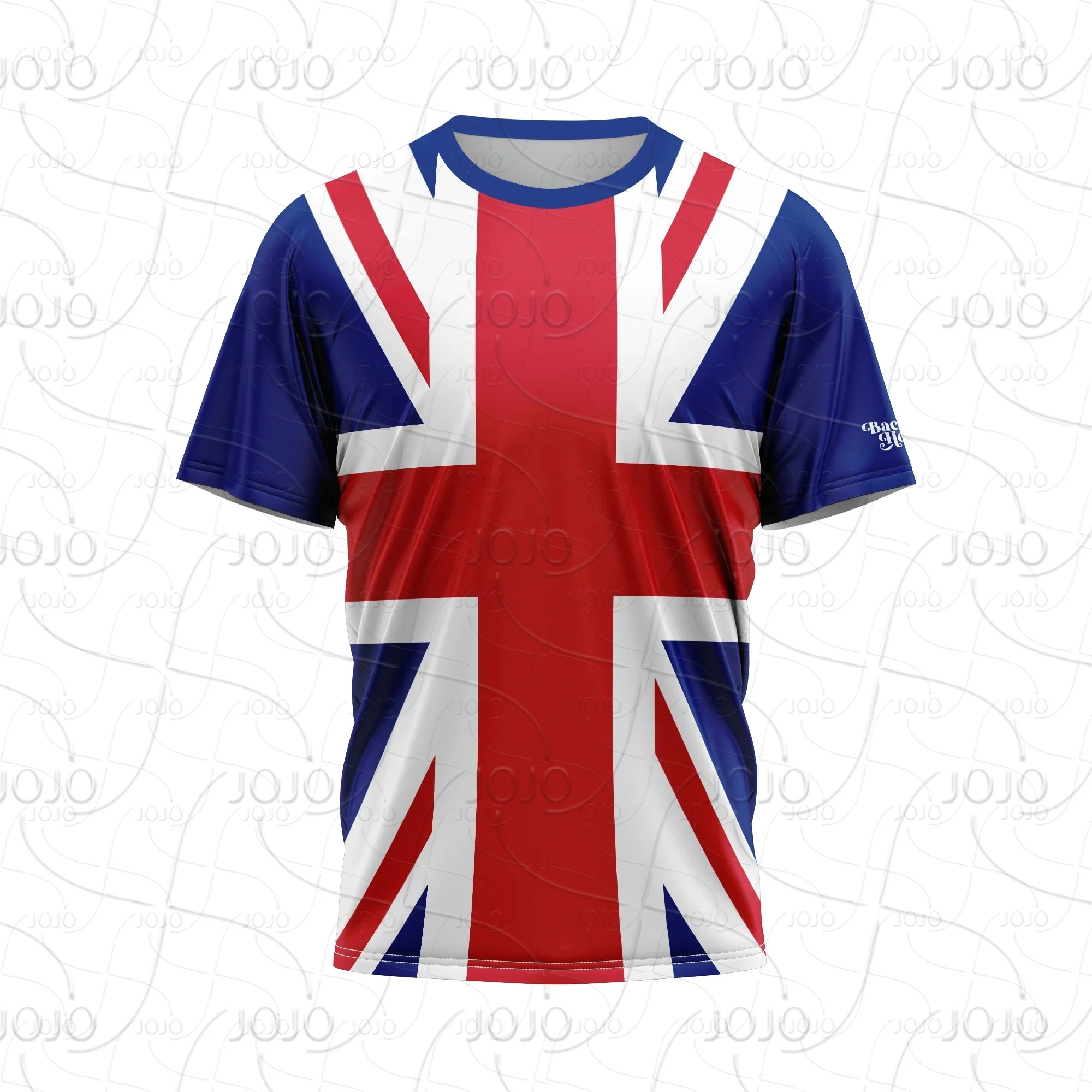 

UK Flag T-shirt Men's Women's Sports Running Motorcycle Mountain Bike Off-road Cycling Down Hill BMX Quick Dry Jerseys