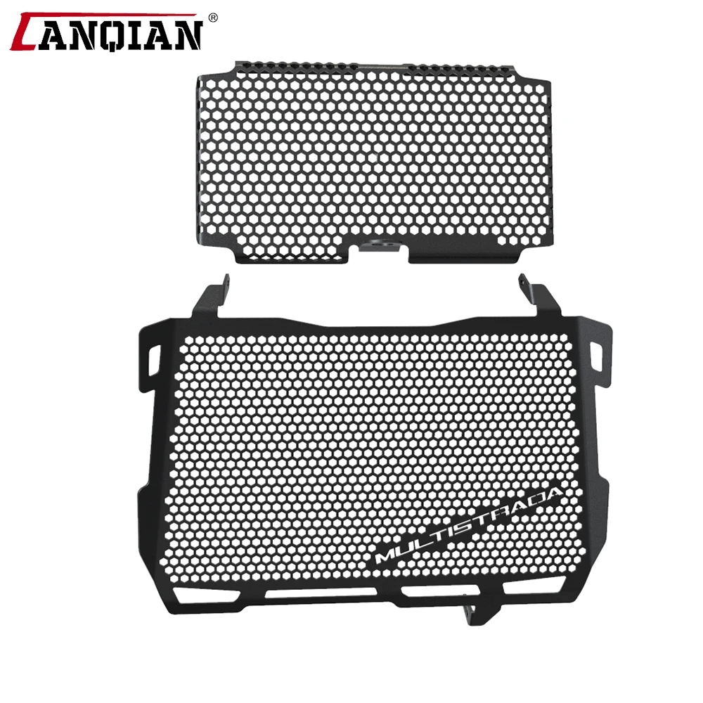 

For Ducati MultiStrada 1200 S / ABS 2015-2016-2017 1200S Motorcycle Accessories Radiator Grille Guard Oil Cooler Set Protection