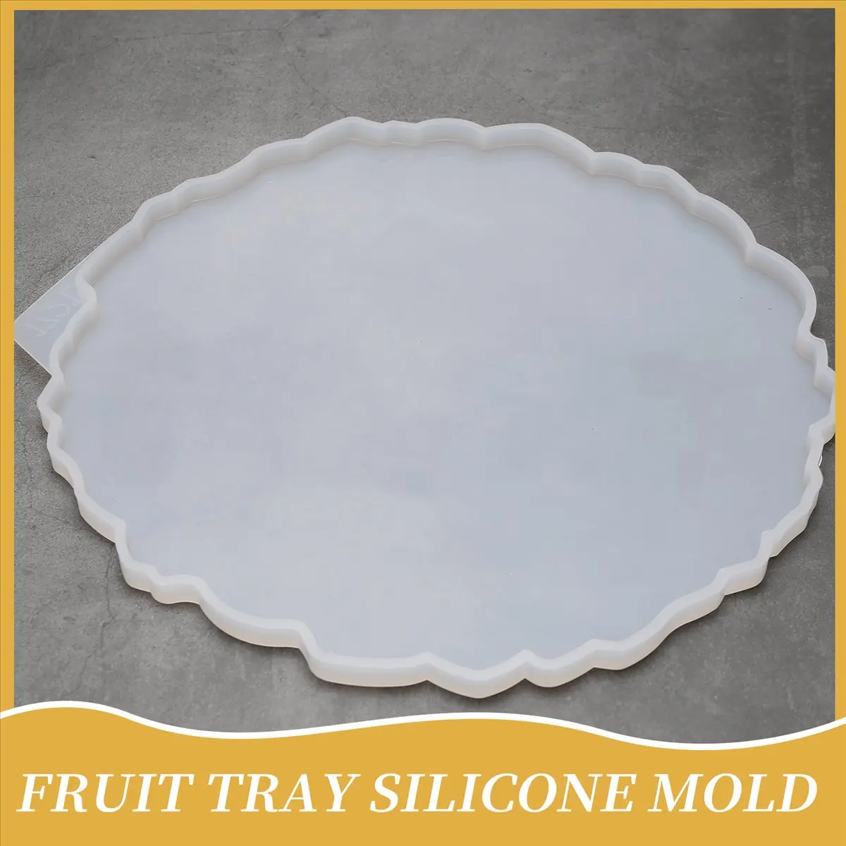 2026 Trend-Silicone Resin Molds, 1 Pcs Large Resin Tray Mold + 4 Pcs Coaster Molds, Tray Molds, Tray and Coaster Epoxy Molds Set