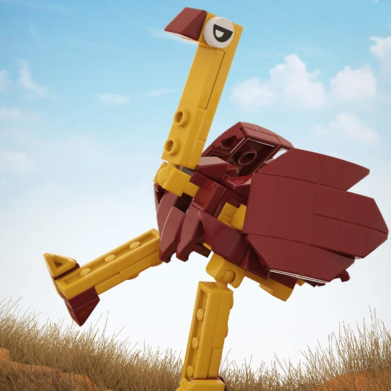 المراعي 4 في 1 الحيوان اللبنات الإبداعية نموذج مجموعات الأسد DIY الطوب ألعاب تعليمية للأطفال الأطفال هدايا عيد ميلاد