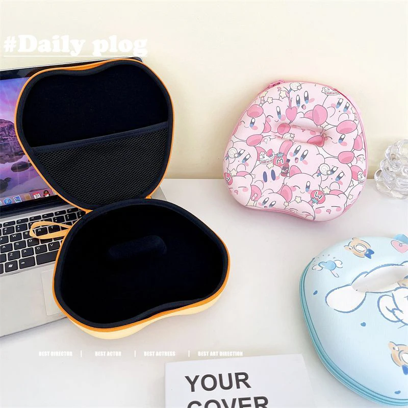 Sanrios Kuromi Cinnamoroll Pochacco Portable Earphone Storage Bag for Airpods Max Headphone Shockproof Protective Cover Case