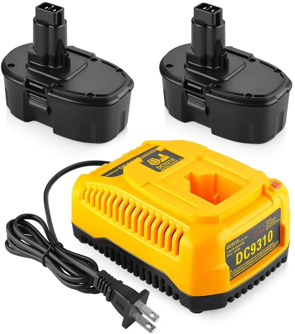 EU/US Plug Charger For Dewalt Battery Charger DC9310 7.2V-18V Nicad & Nimh Battery DW9057 DC9071 DC9091 DC9096 Batteia Charger