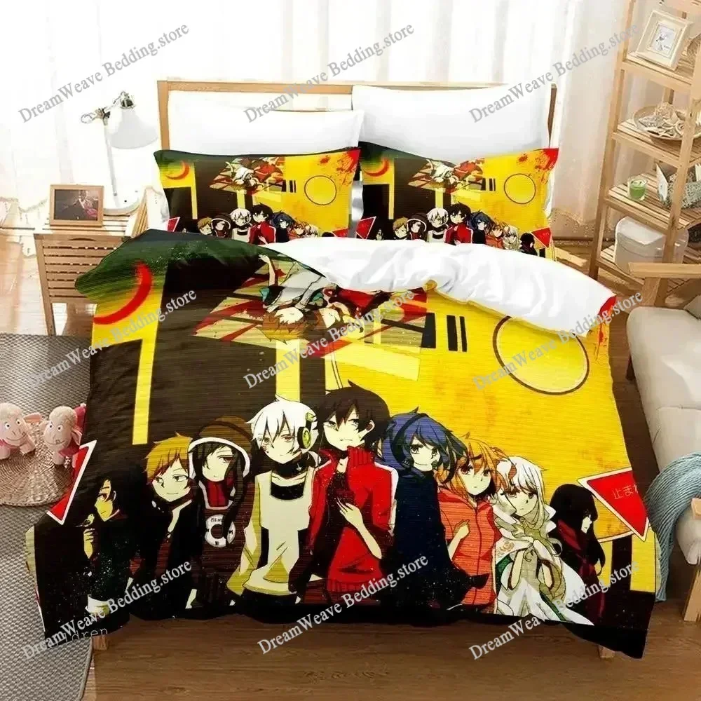 Kagerou Project Bedding Set Single Twin Full Queen King Size Bed Set Adult Kid Bedroom Duvet Cover Sets 3D Anime Bed Sheet Set51
