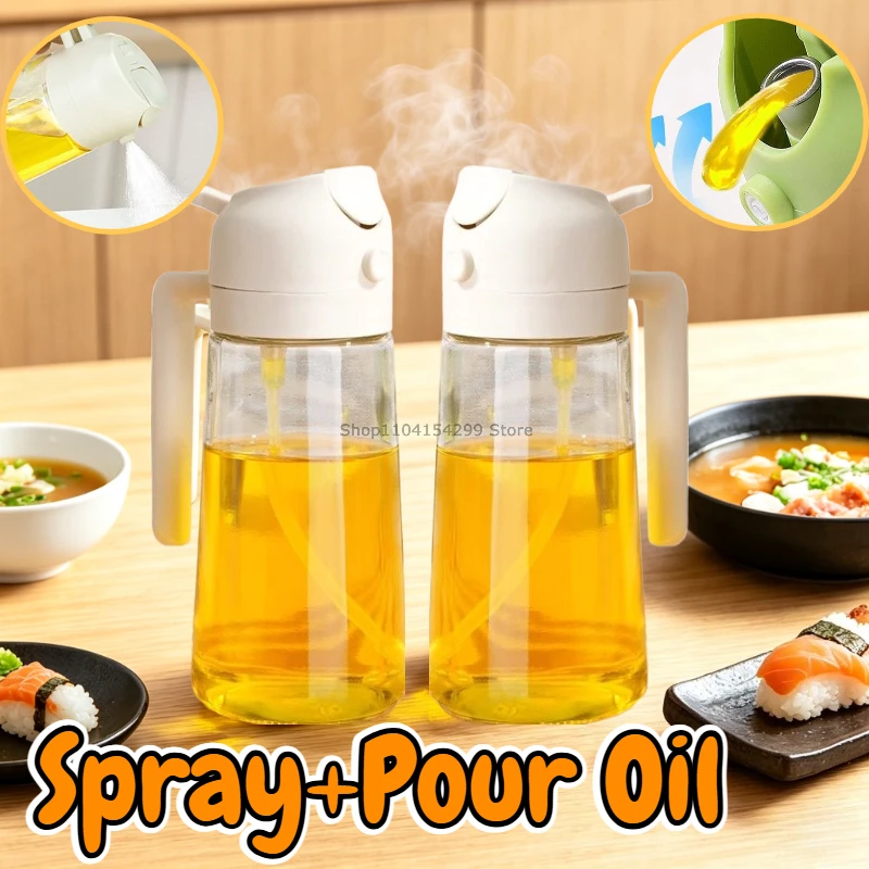 Dispensador de Aceite de Cocina de Plástico, Pulverizador de Pimienta, Vinagrera, Aceite Picante, Aceite de Oliva, Contenedor de Salsa de Soja para Barbacoa y Cocina