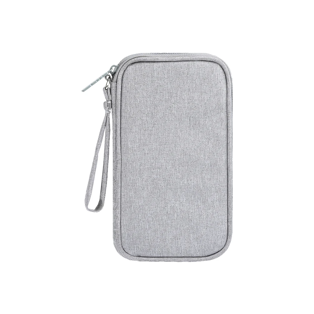 

Digital Storage Bag for Data Cable Shockproof Travel Pouch Portable Case Electronics ganizer Water Resistant Polyester