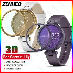 Protective Film Cover for Garmin Lily Smart Watch 3D Curved Full Edge Screen Protector for Garmin Lily Film Accessories