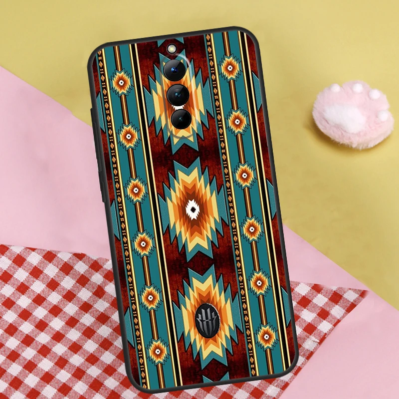 Tribal Ethnic Pattern Case For Nubia Red Magic 8S Pro 7S 6S 5S 6R 5G Cover For RedMagic 8 Pro Plus 6 7 Pro Coque