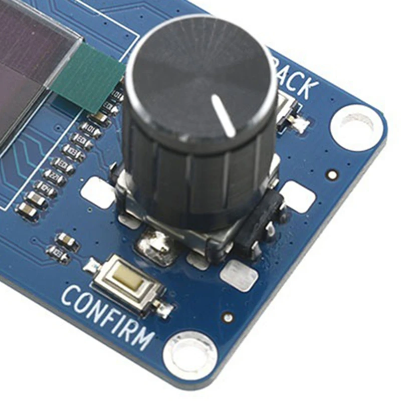 Tela de exibição AC17-Oled combinada com interface IIC do módulo codificador rotativo EC11 para Arduino